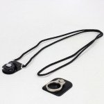 Wholesale Universal 2 in 1 Cell Phone Necklace Strap with Ring Stand Holder (Brown)